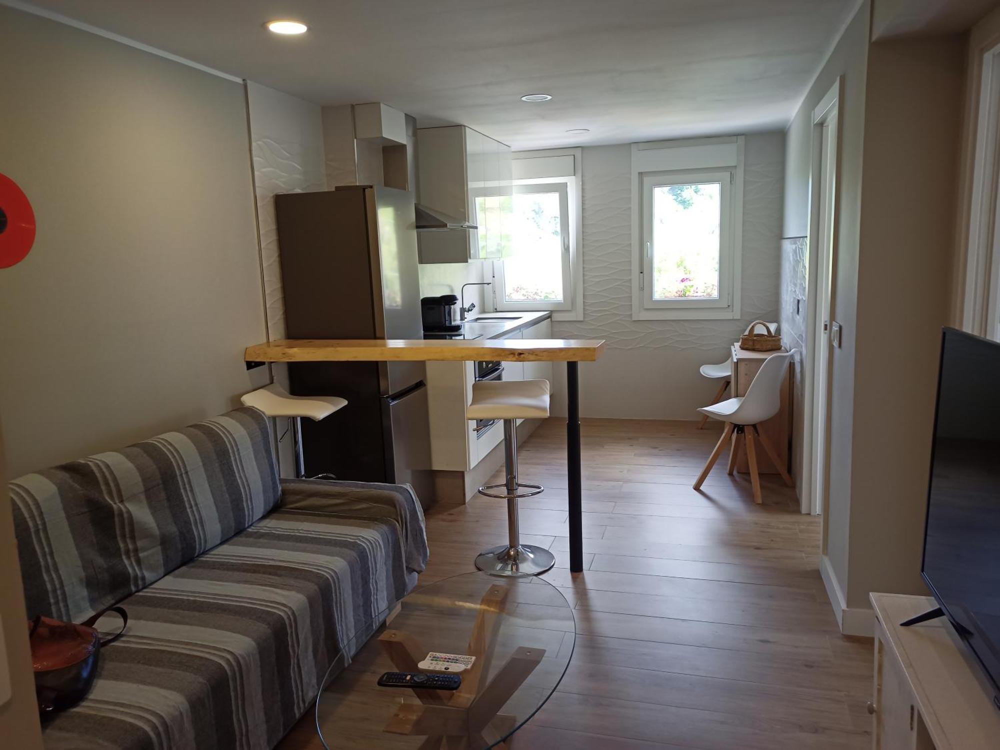 Apartamento Con Vistas Al Rio 베탄소스 외부 사진